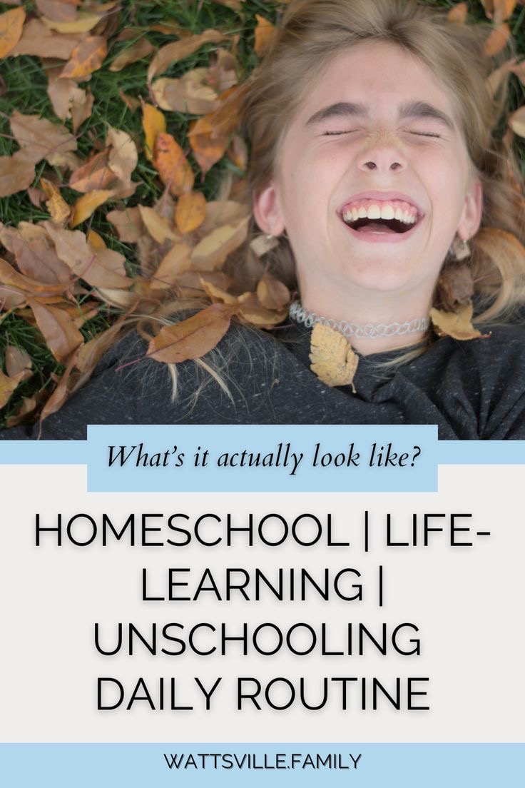 Homeschool | Life-learning | Unschool Daily Routine Examples by Age ...